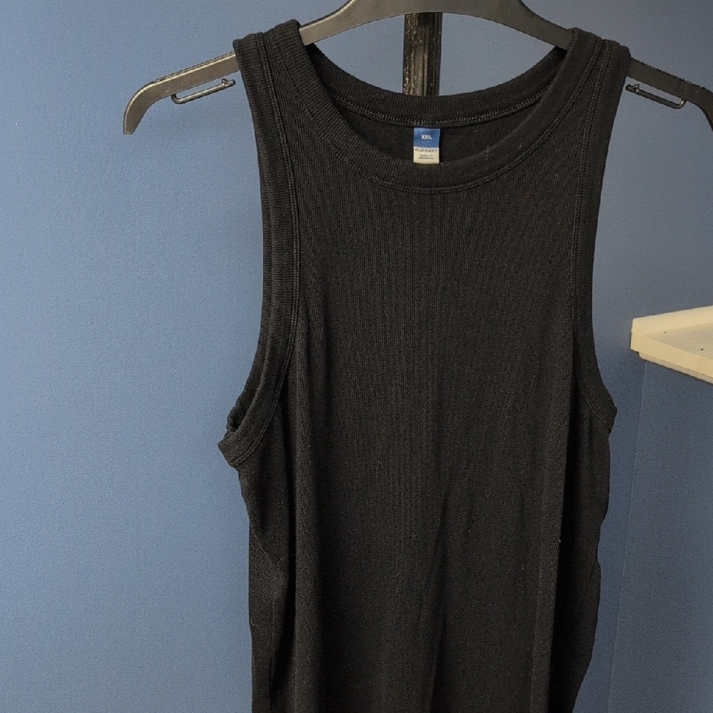 Old Navy Classic Black Tank Top Dress